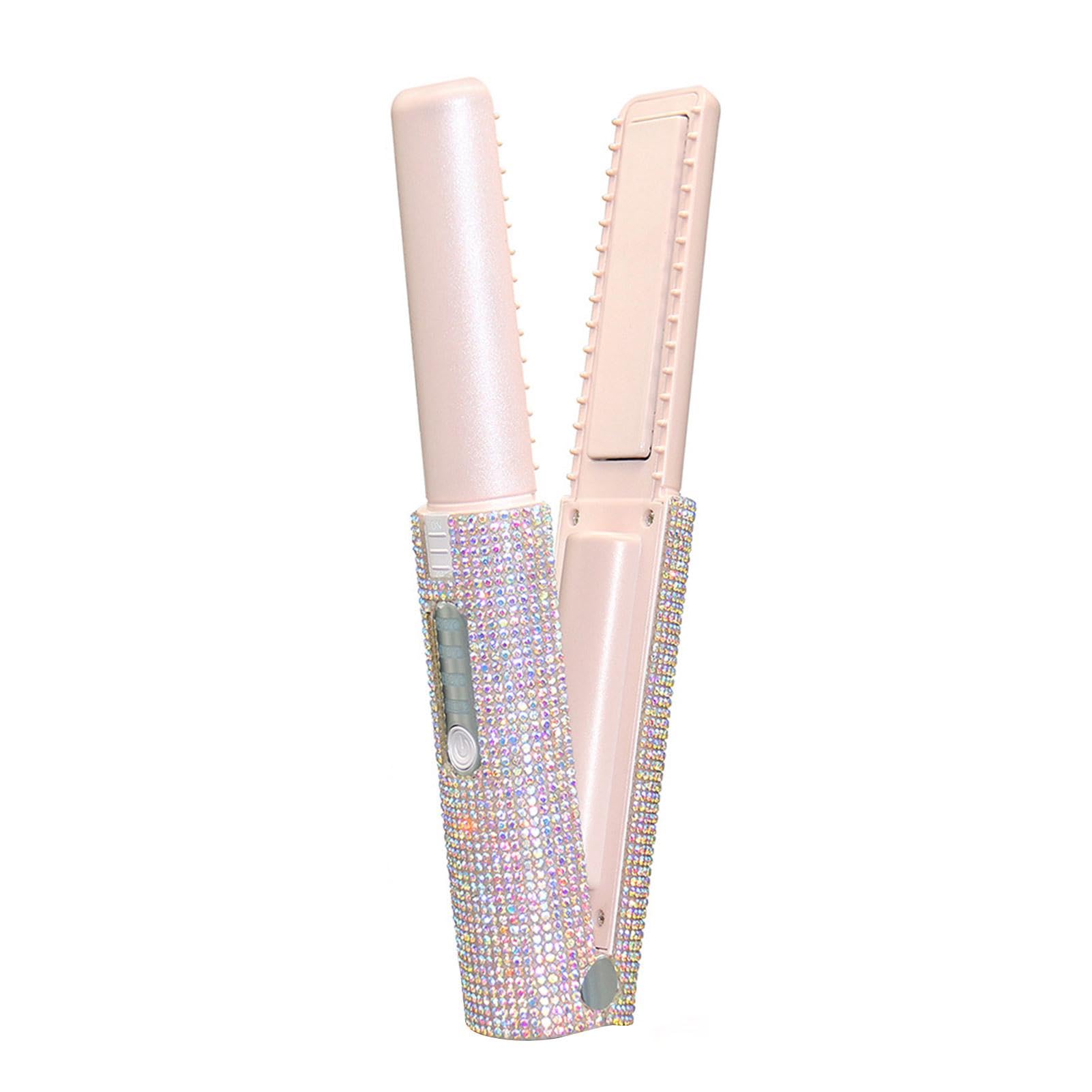 Lisseur à cheveux portable | Fer à cheveux sans fil | Outil de coiffure | Fer à friser portable avec batterie rechargeable pour une utilisation partout sans avoir besoin d'une prise de courant