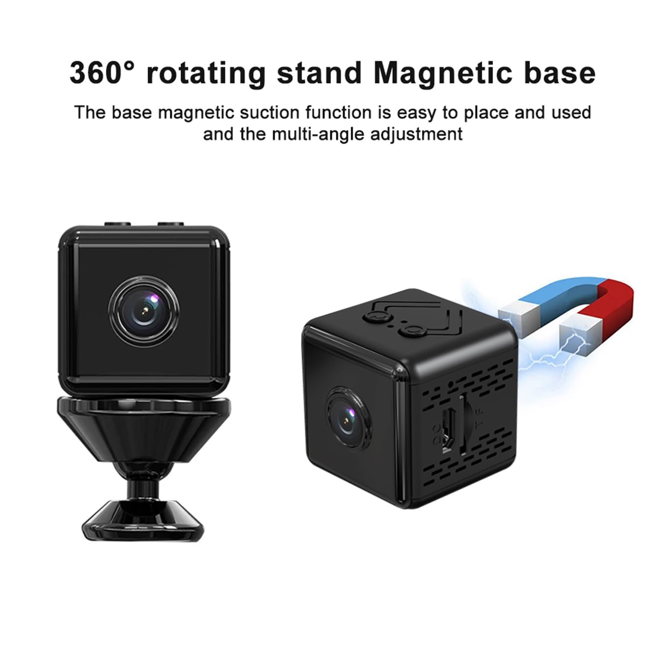 Mini kamera WIFI 4K Full HD domowa kamera bezpieczeństwa noktowizor mikro kamera wykrywanie ruchu wideo zdalny monitor