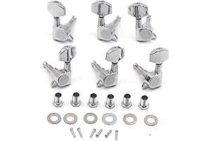 Disen Guitar Knobs for 6 Strings Chrome