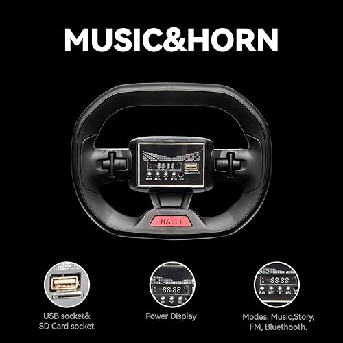 Miniatura 6 de linor Go Kart eléctrico de 24 V para niños, kart de deriva de 7.5 MPH con motor de 300 W, modo de derivadeporte, ajuste de longitud (rosa)