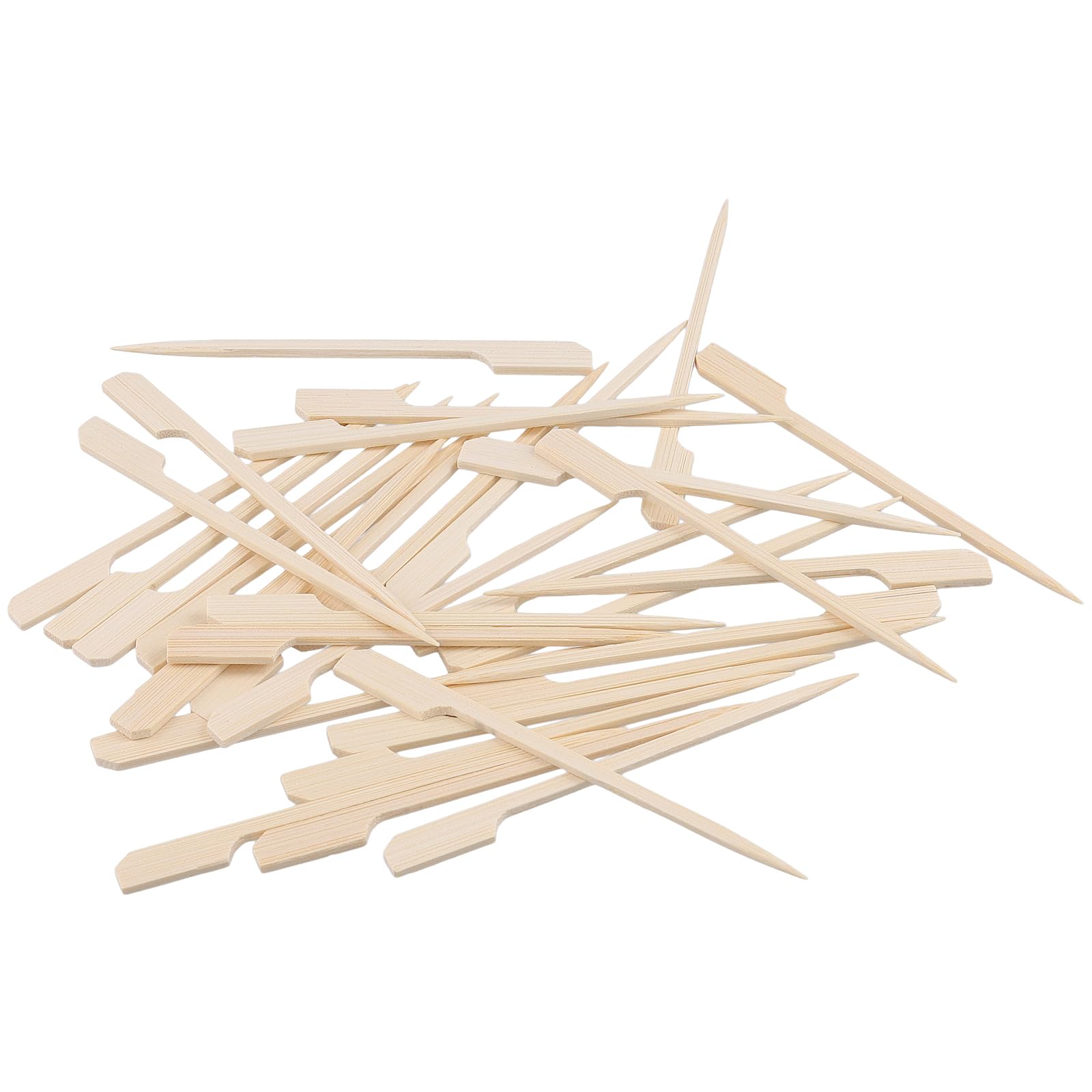 FUNSUEI 1000 spiedini in bambù da 12 cm, per finger food, piccoli spiedini in legno, per barbecue, buffet, frutta, snack