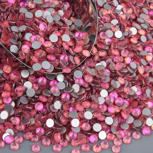Image of Rhinestones for Crafting Gems 2mm SS6 Pink Rose Crystal 1440pcs