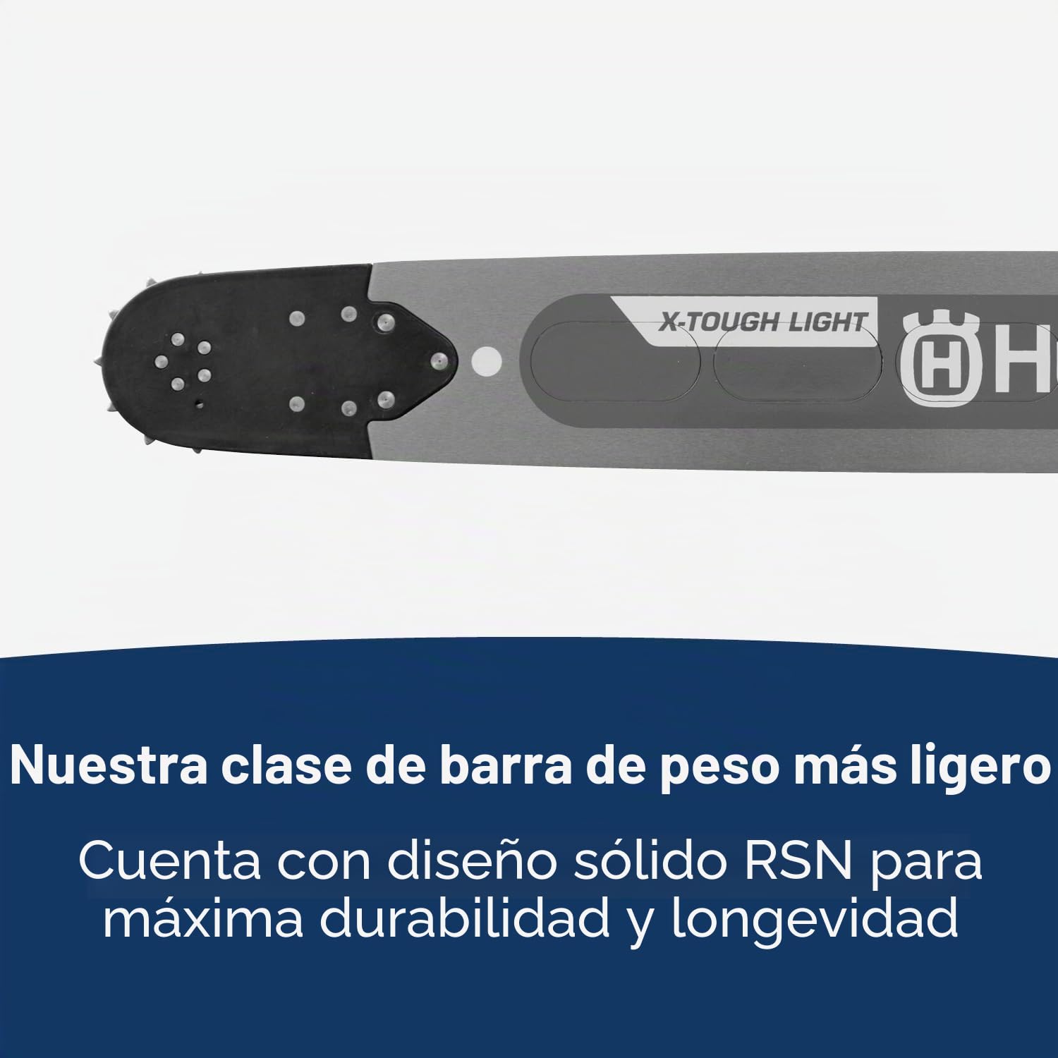 Husqvarna X-Tough Light - Barra de motosierra de 24 pulgadas, paso de 3/8 pulgadas, calibre de 50 pulgadas y 84 eslabones de transmisión