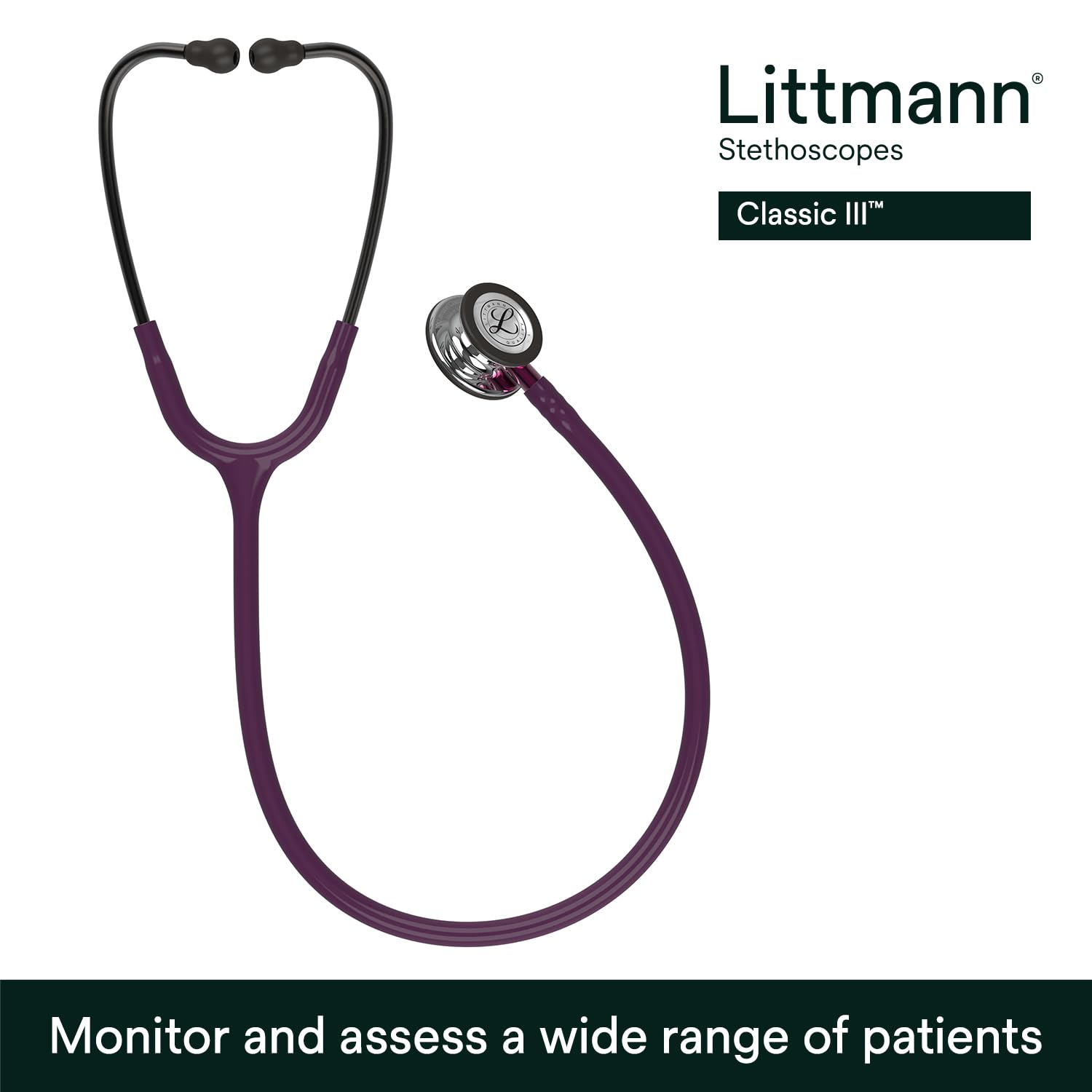 Littmann Classic III Stethoscope - Superior Sound & Comfort -2
