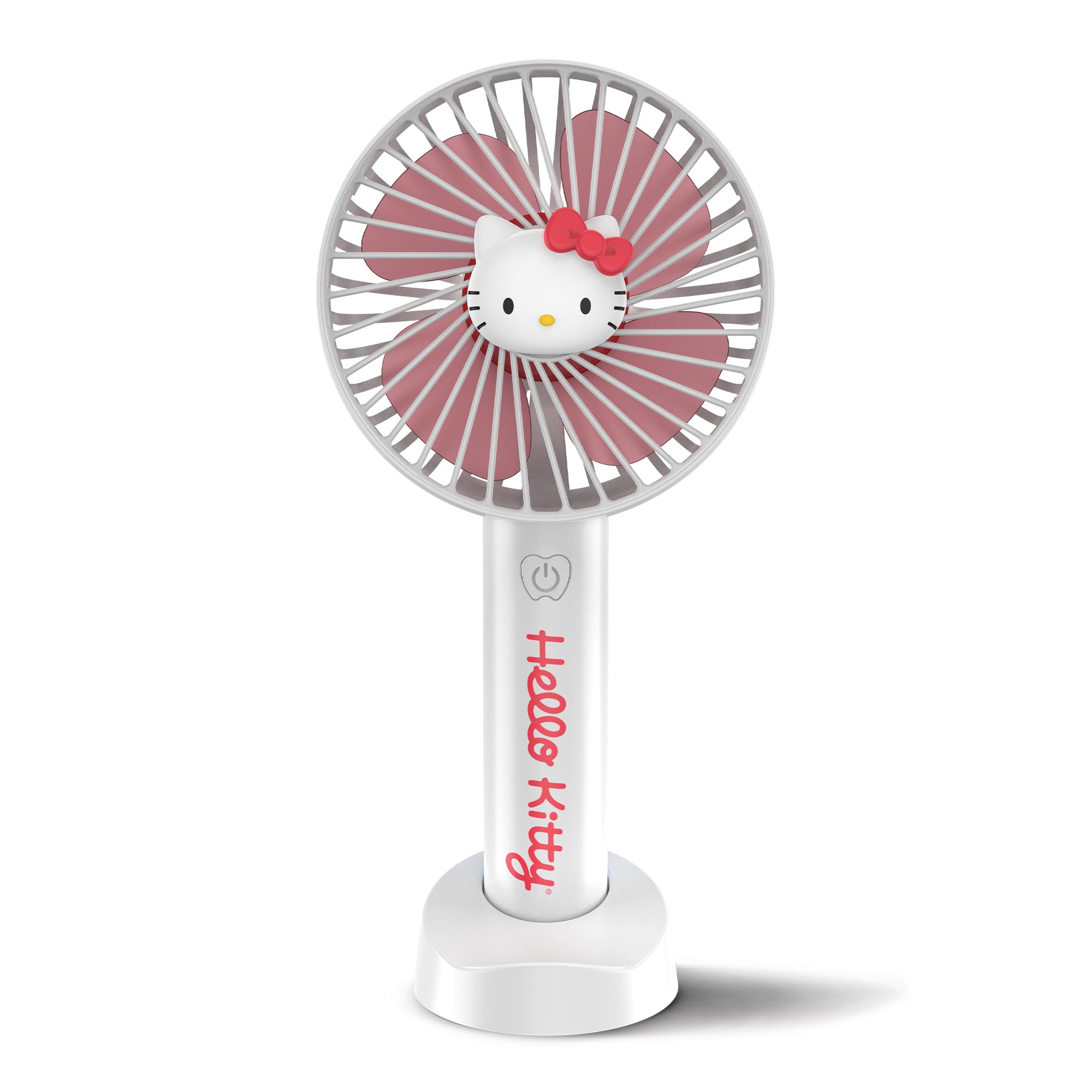 Amazon | Hello Kitty 2個パック 手持ち扇風機 卓上スタンド付き