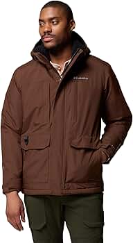 Columbia Mens Landroamer Sherpa Lined Jacket, Tobacco, Small at