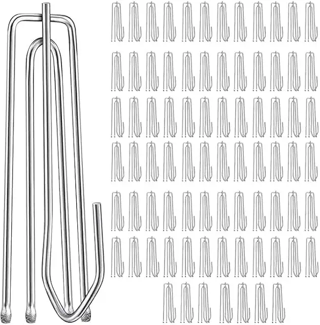 Ganchos de Cortina de Acero Inoxidable - 80 Unidades | Gancho Cortina