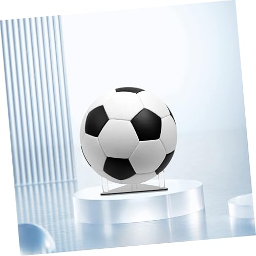 Miniatura 8 de Kisangel Soporte de exhibición de baloncesto 6 piezas de soporte de exhibición de pelota Soporte de exhibición de acrílico de voleibol de recuerdo