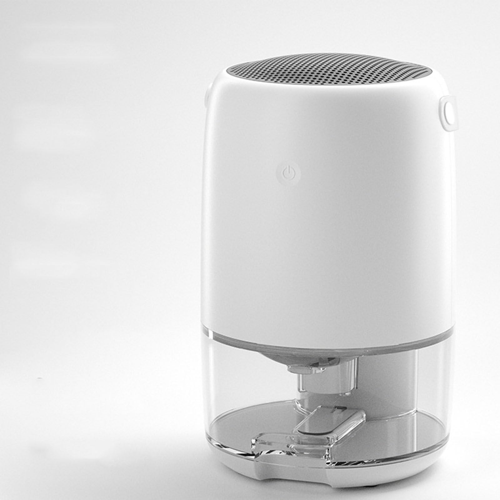 Deshumidificador pequeño, deshumidificador auxiliar de semiconductores, tanque de agua de gran capacidad, ultra silencioso para dormitorio y sótano,White