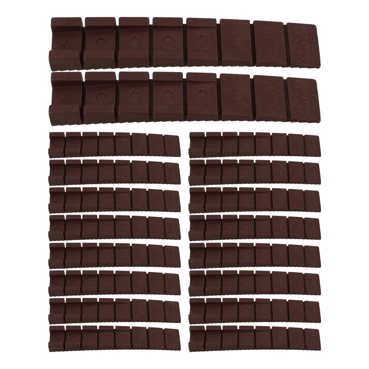 Veemoon Furniture Leveling Shims Kit 20pcs Plastic Shims for Uneven Floors Toilet Shims for Leveling