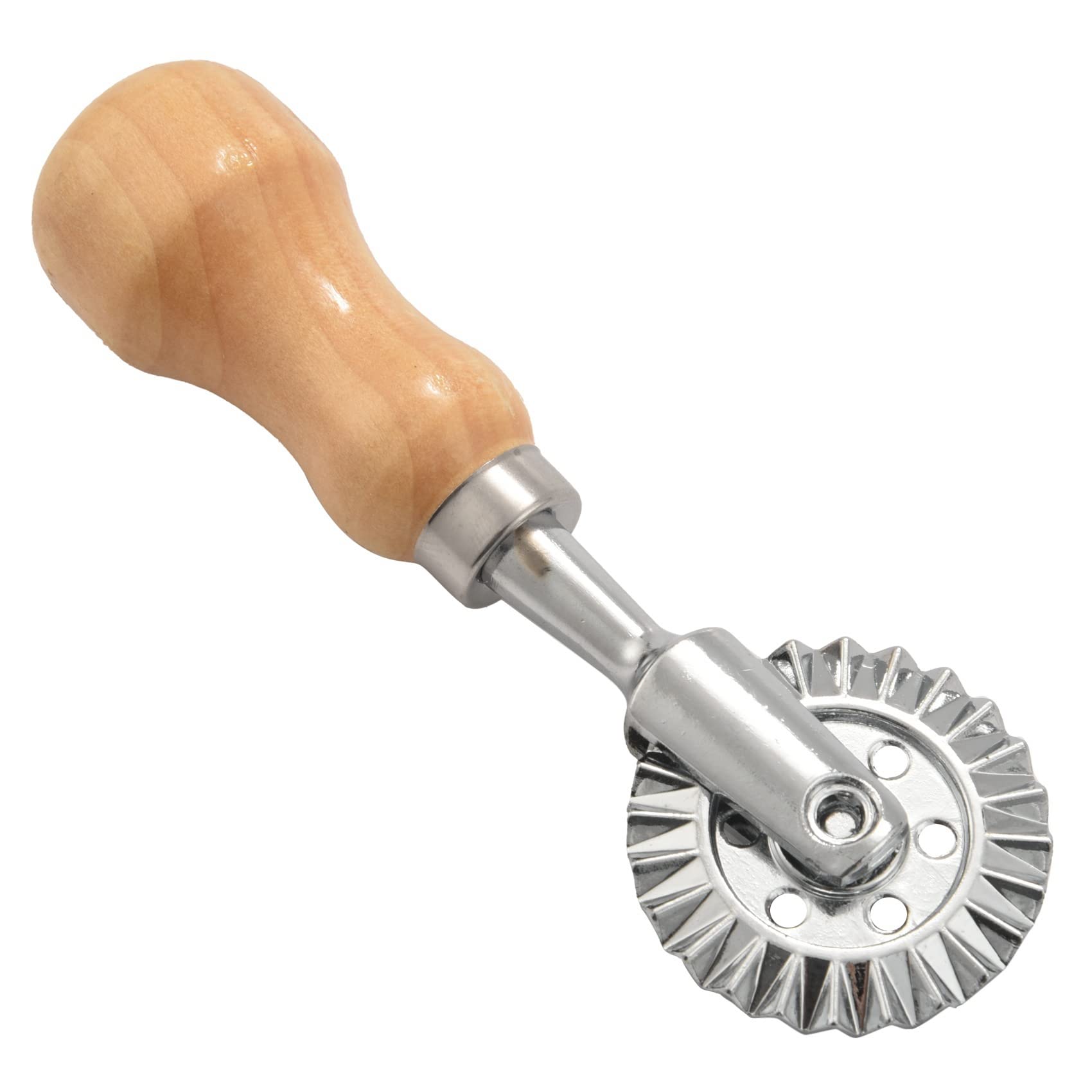 Bloepum 2X Ravioli Maker Cutter Stamp Set-Leading Dough Cutter and Stamps with Wooden Handle-for Ravioli, Pasta