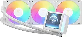 Water Cooler Gamdias Chione P5-360 Branco RGB com Tela IPS LCD 3.4' 360mm
