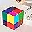 ZhuoChiMall CMY Color Cube, 2.75 inch (70mm) Mixing CMYK Cube, Colorful Magic Acrylic Prism Cube for Home or Office Desktop Decoration, Science Learning Physic Toys Educational Gifts for Kids