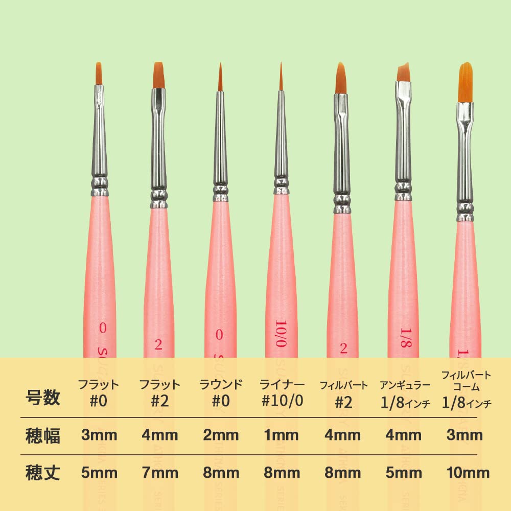 Amazon.co.jp: アシーナ 筆 シュガリー フラット 3000シリーズ