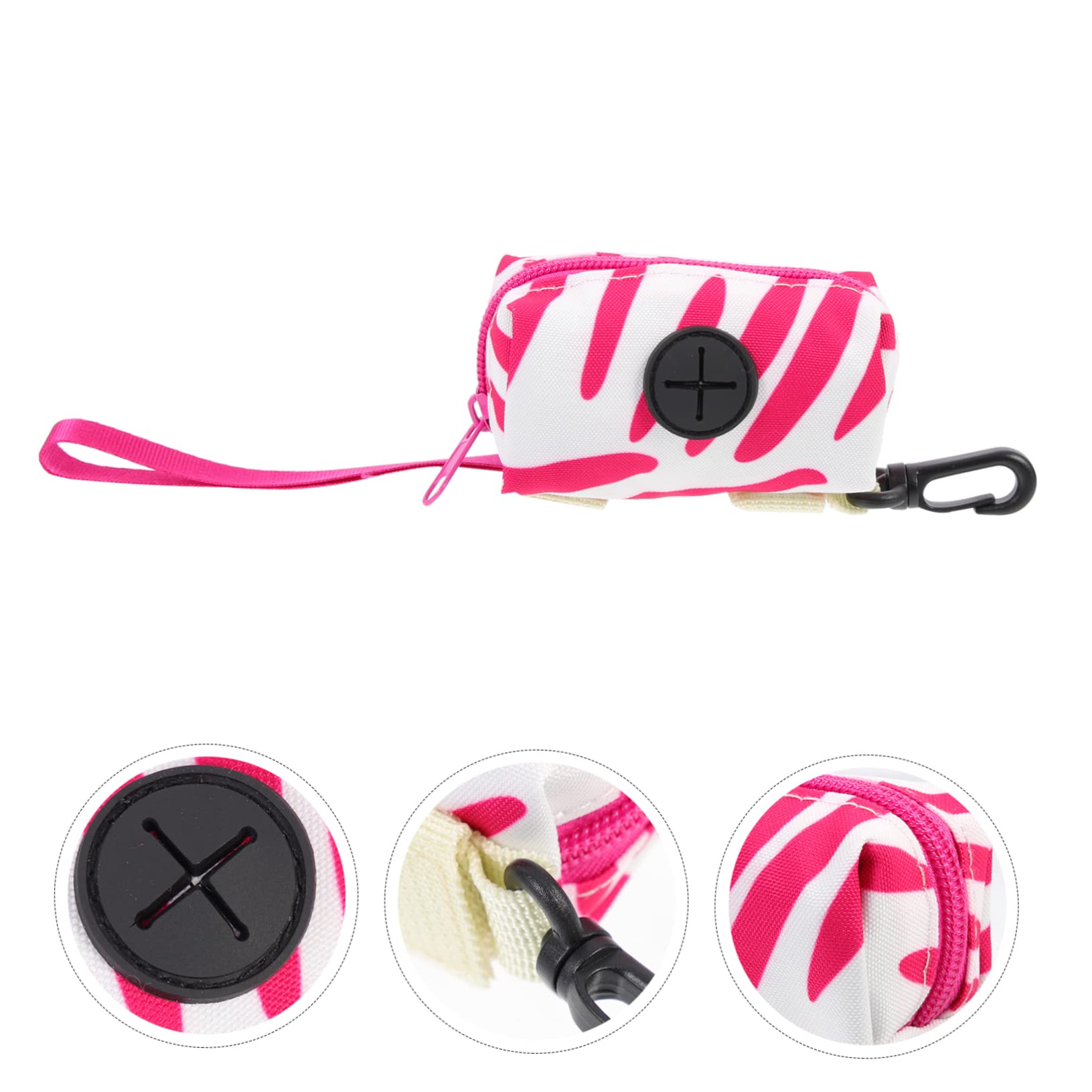 Beavorty 5pezzi Dispenser Portatile per Sacchetti per Escrementi Cane Sacchetti per Accessorio per e Escursioni