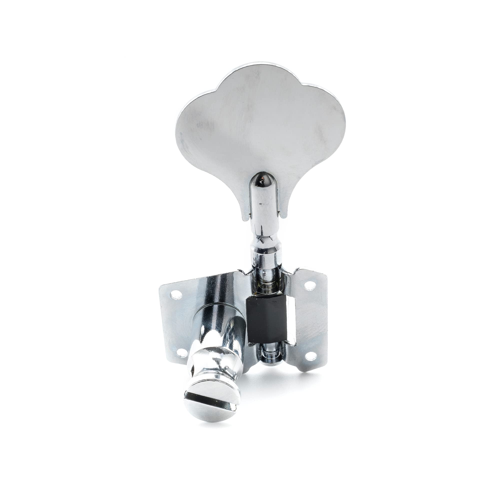 Musiclily L2+R2 Open Gear Bass Meccaniche per Basso Elettrico 4 Corde, Cromato
