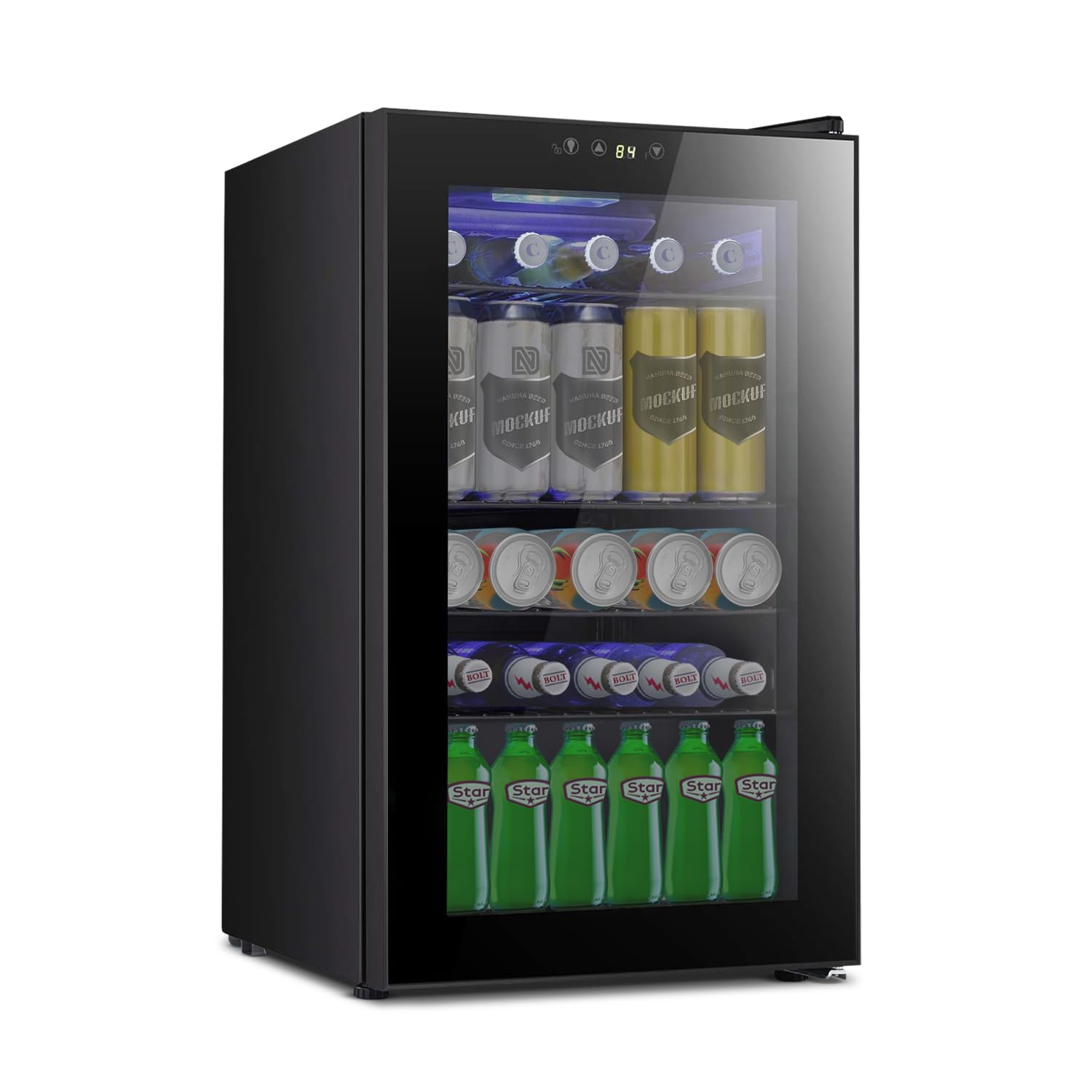 LAUREL CANYON Beverage Refrigerator 2.3 cu ft Beverage Cooler Black