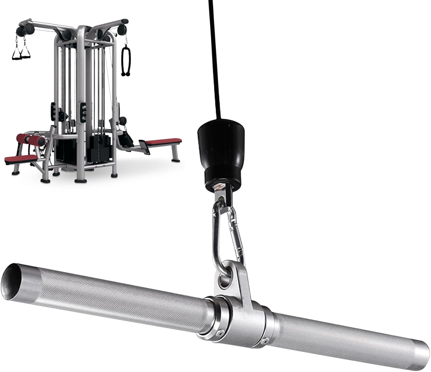 ジム用ケーブルアタッチメント - ラットプルダウン ケーブル アタッチメント | 筋トレ フィットネス 男女 アスリート ジム用