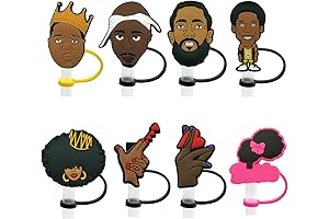 Reusable Patron Straw Cover Cap Set with Straw