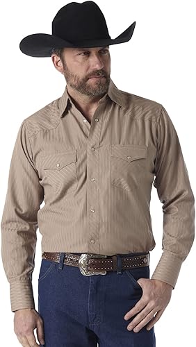 Wrangler Sport Western - Camisa de manga larga para hombre