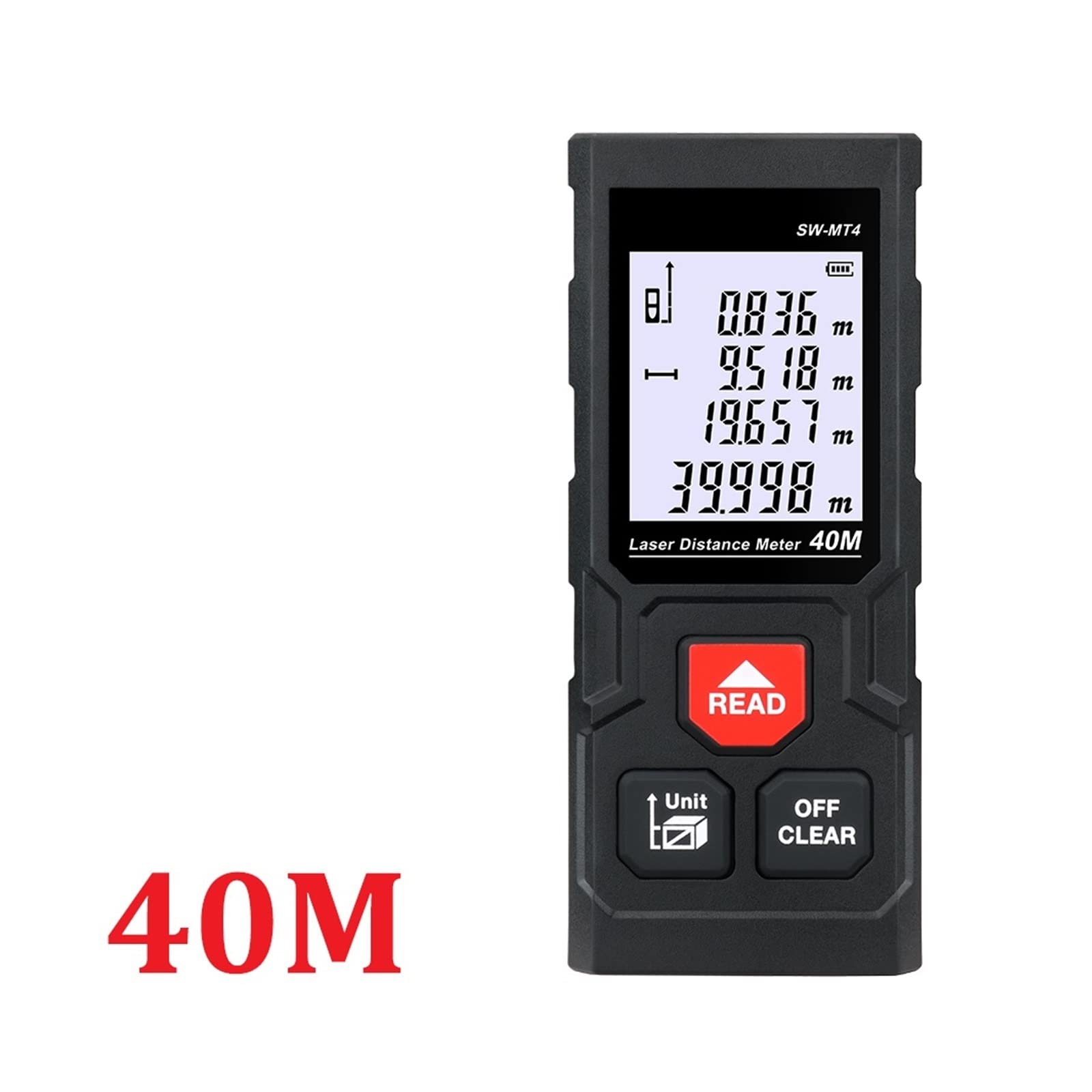 medidor de Distancia láser, Medidor de Distancia láser Telémetro Digital 100m 70m 50m Telémetro Cinta métrica Regla de Nivel electrónico Medir Distancia, área y Volumen