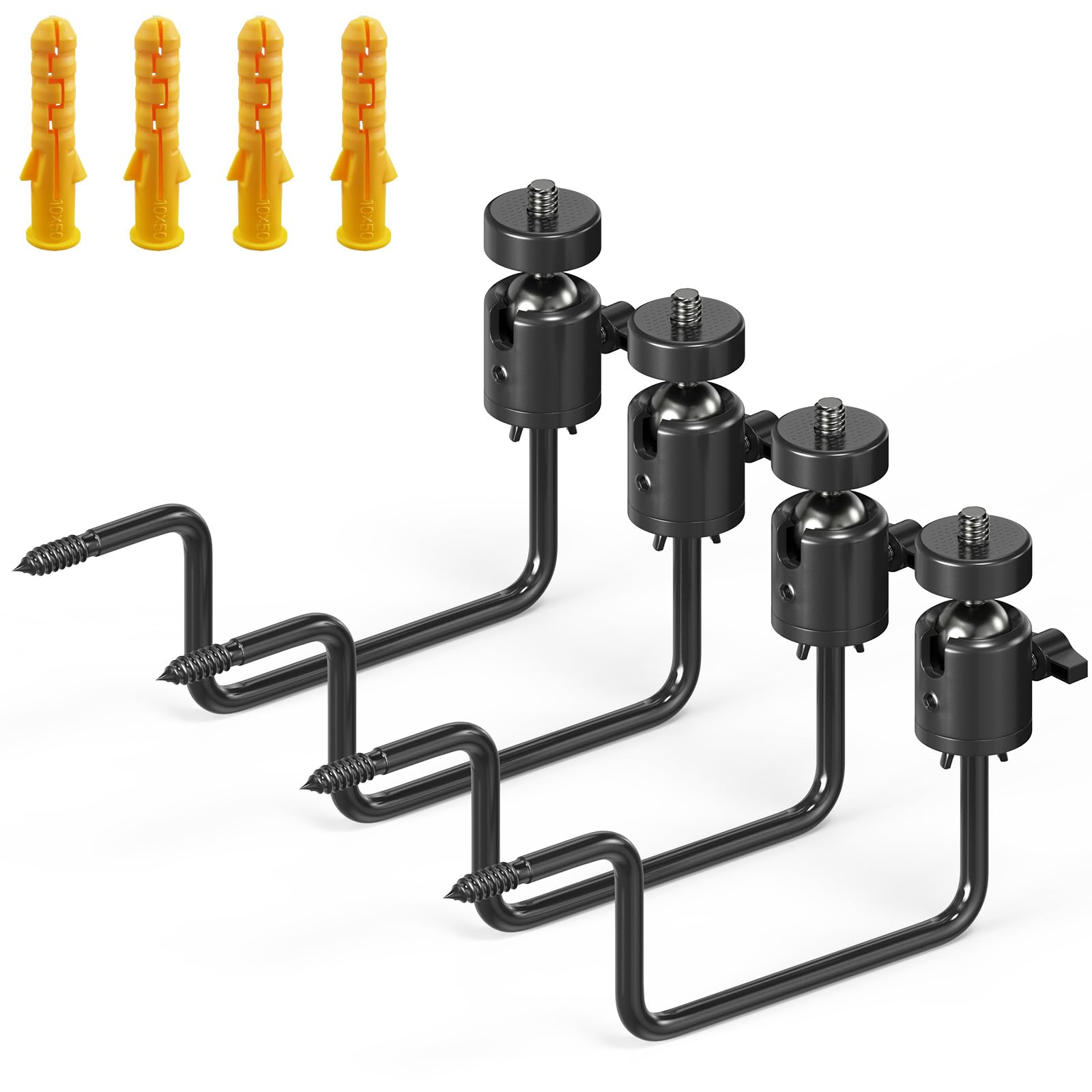 ORIPIK Trail Camera Tree Mount: 360 Degrees Adjustable Game Camera Mount with 1/4 inch Screw, Easy Installation & Compact Sturdy