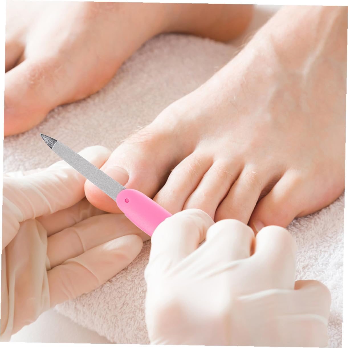 Anneome Lima per Unghie Pieghevole in Metallo 8 Pezzi, Buffer Doppia Faccia Curva, Mini Limette per Manicure e Pedicure, Strumento Portatile per Cura Unghie Quotidiana