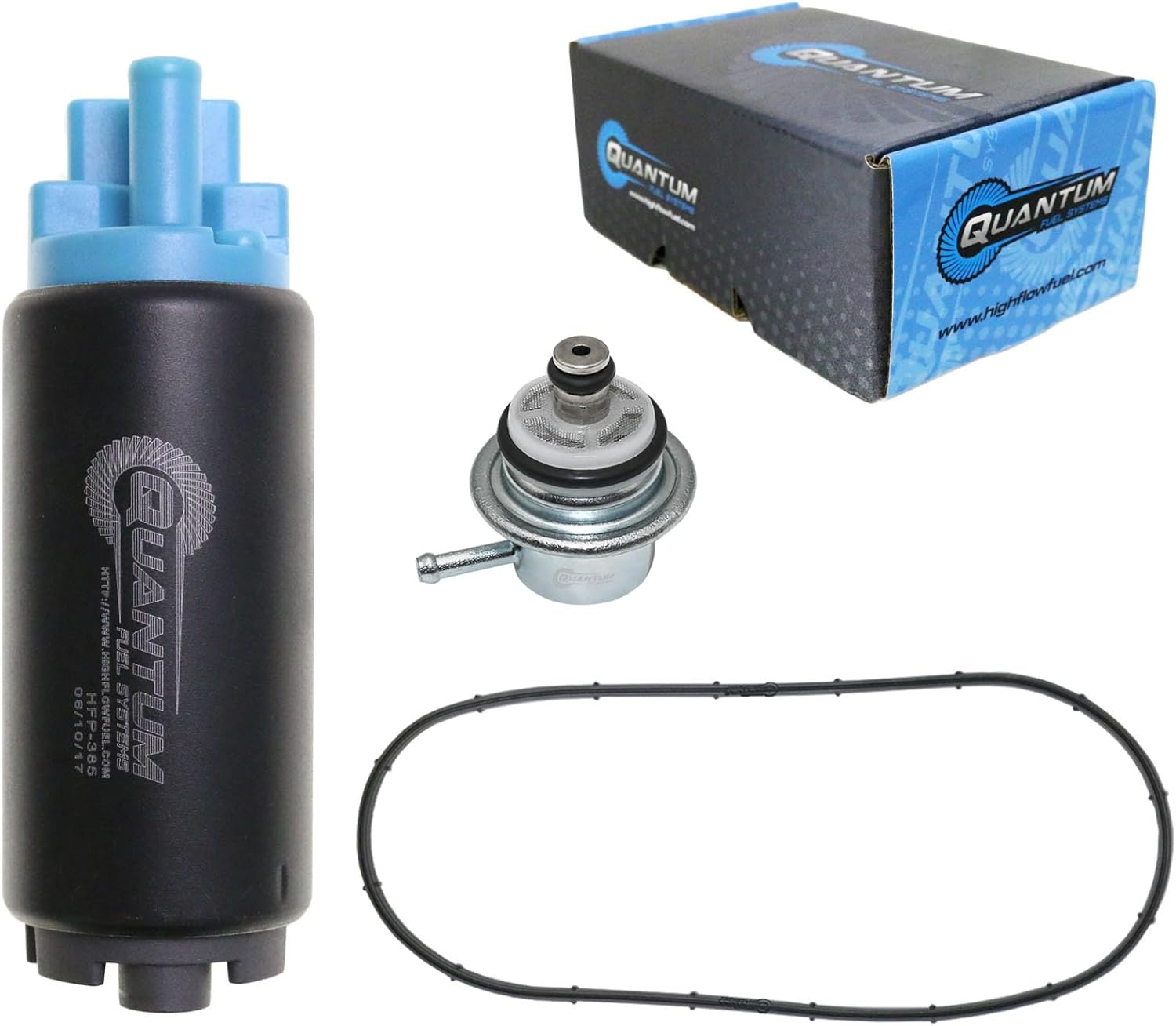 QFS Fuel Pump w/Regulator & Tank Seal for Mercury Marine & Mariner 135HP 150HP 175HP 200HP Verado, Optimax, Replaces 880596T60