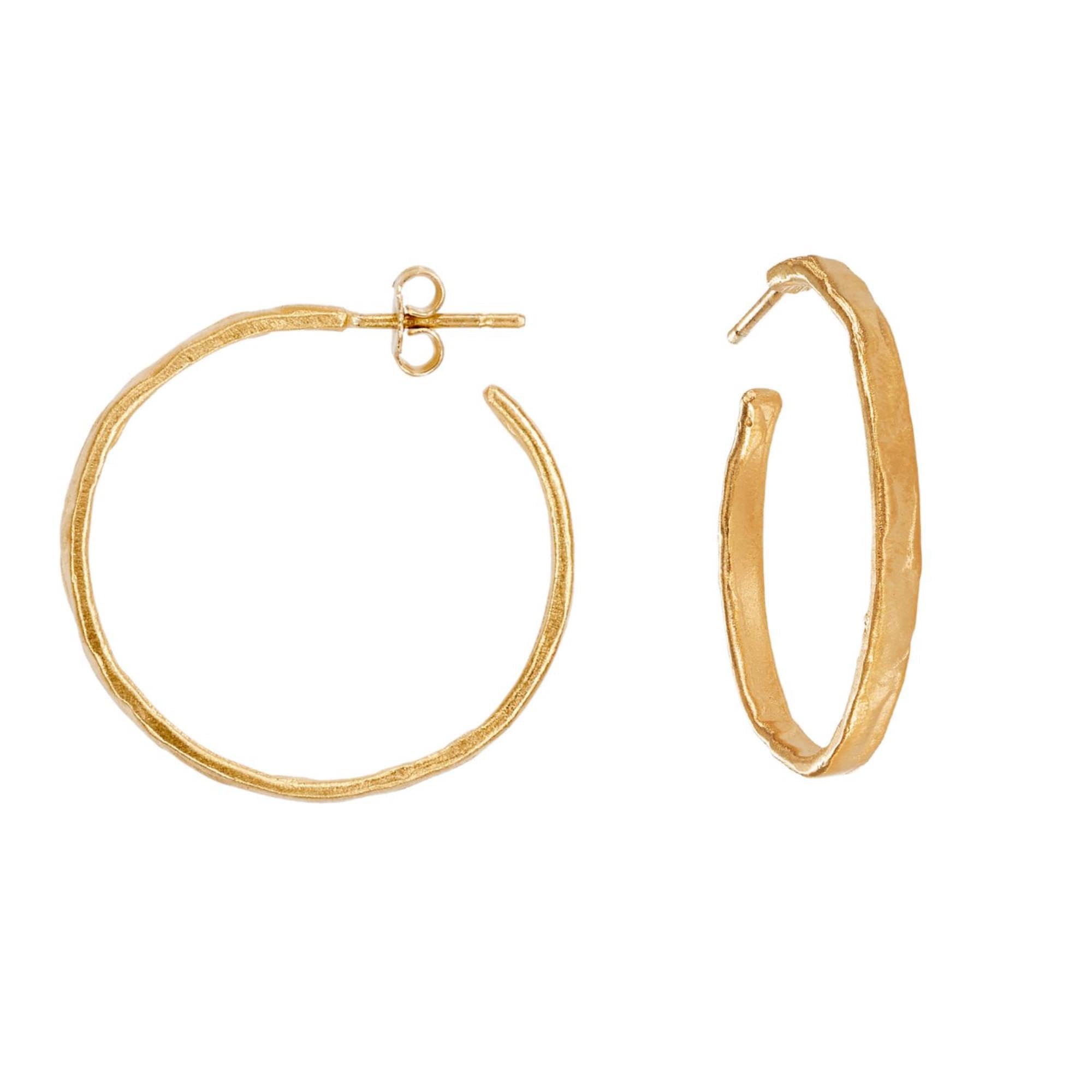 PENDIENTES DORADOS ESTERGOLD | Diseñados por laboratorio Joidart | Colección Estergold | Metal con baño de oro de 24 K