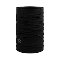 Buff® | Merino Lightweight Scaldacollo Nero per Uomo, Donna