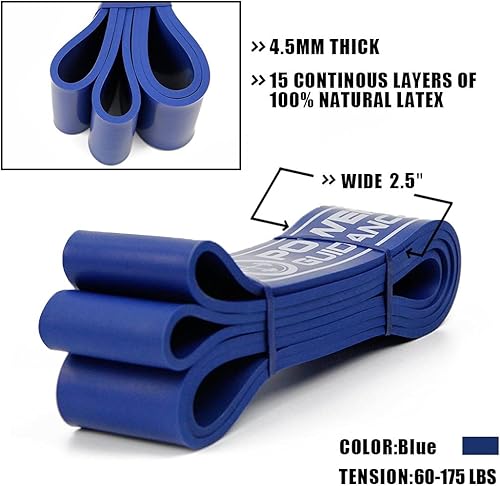 Miniatura 3 de Power Guidance - Bandas de apoyo para dominadas, banda de resistencia resistente, movilidad y levantamiento de potencia, perfecto para estiramiento