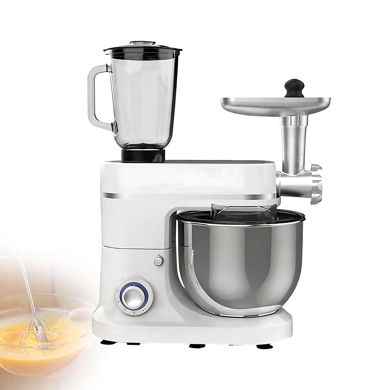 Robot Kuchenny Profesjonalny do użytku domowego Robot Planetarny 1500W Mikser Stojący 10L Misa Stal Nierdzewna Blender Metalowa Maszynka 6 Prędkości Do Restauracji Domu