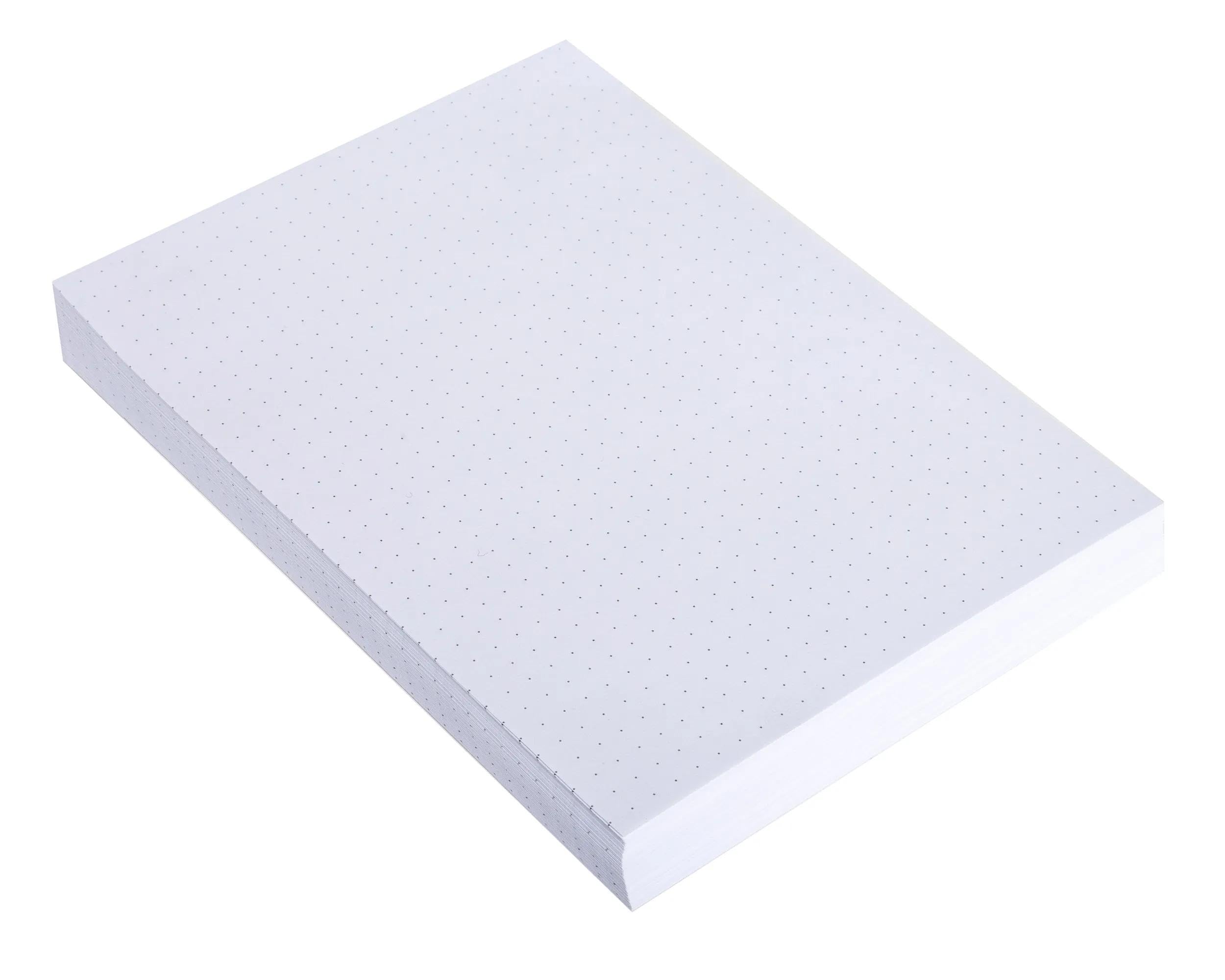 Exacompta 10 Packungen 100 Karteikarten in Folie Dots 148x210 mm Weiß