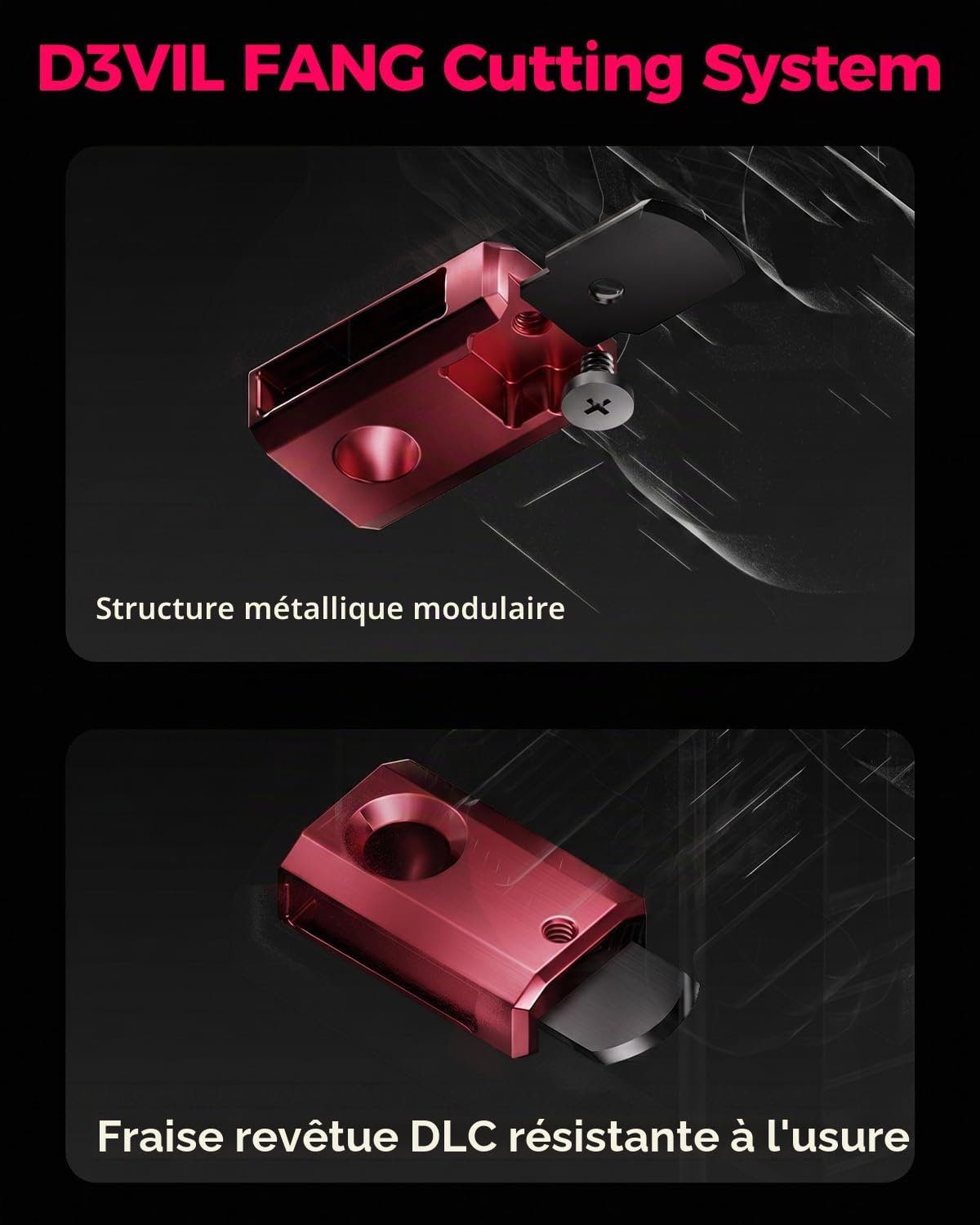 Creality DXC2 Extrudeuse, K2 Plus/K2/K2 Pro kit d'extrudeuse Amélioré, Conception Innovante à Double Engrenage et Structure à Fixation Magnétique, Accessoires d'extrusion pour K2 série 3D Imprimantes