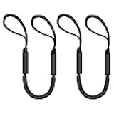 3FT Bungee Dock Line for Boats with Loops – Connect or Secure Docking for Small & Medium Sized Boats Like Jet Ski, Kayak,PWC, Canoe, Bass Boat, Jon Boat, Boat Fender Lines (Black)