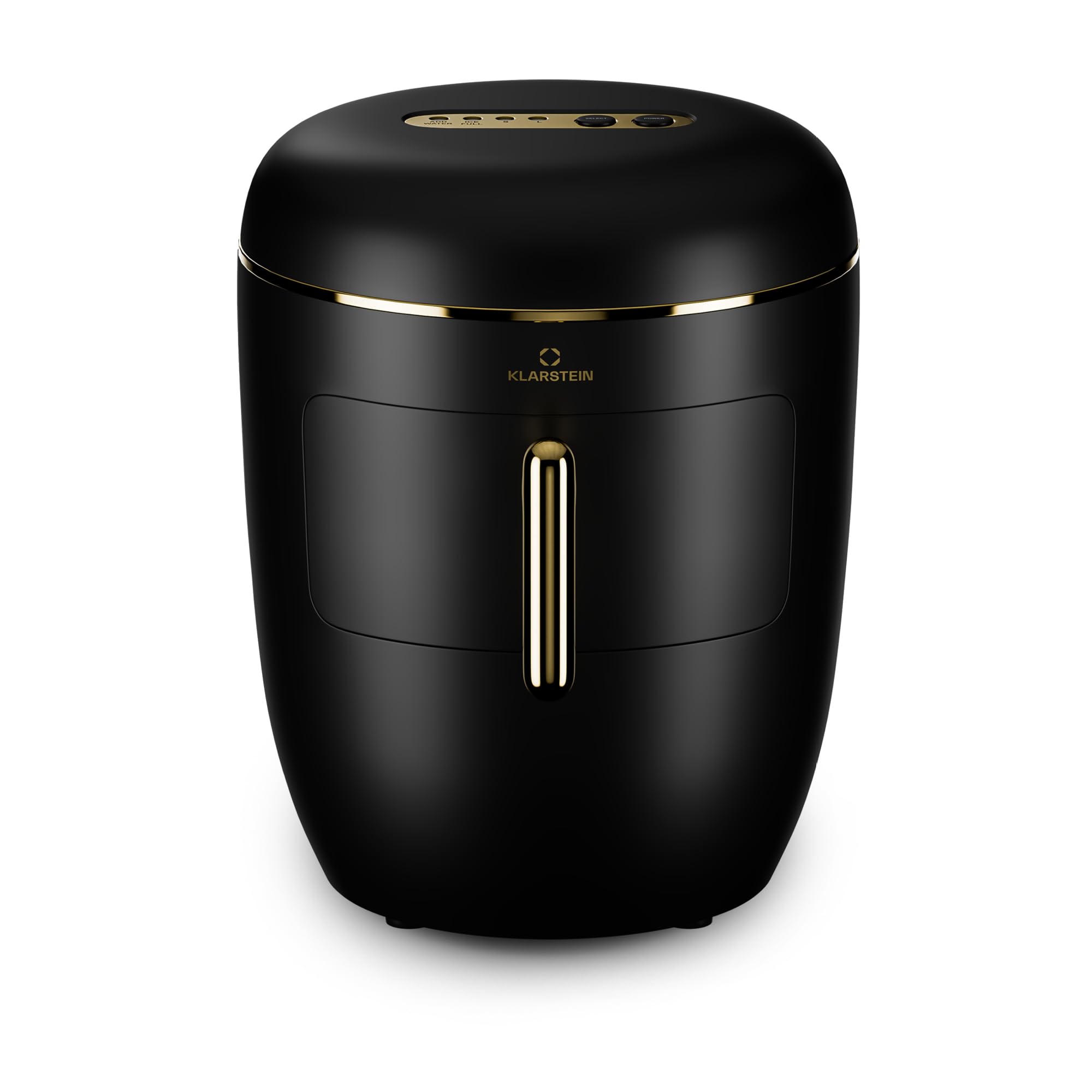 KLARSTEIN Macchina Ghiaccio 2.3L,Macchina del Ghiaccio Professionale,Fabbricatore Ghiaccio Secco fino a 15kg,Cubetti di Grandi e Piccole Dimensioni,Macchina Ghiaccio Casa Autopulente,Ice Maker,Oro