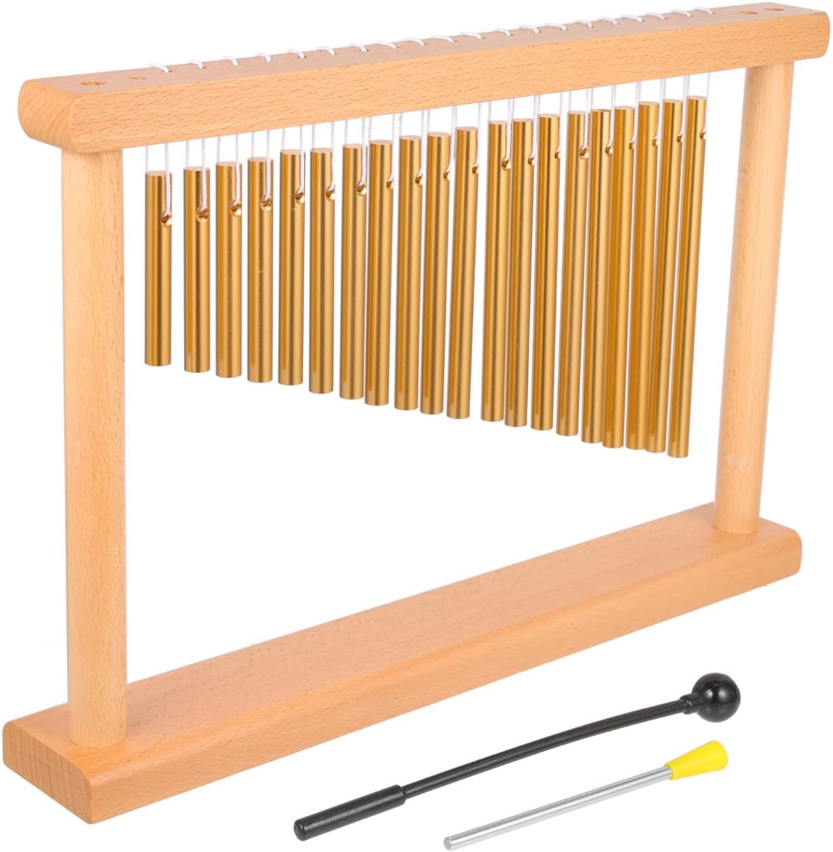 MILISTEN Bar Chimes Table Top Bar Chime 20 Bars Percussion