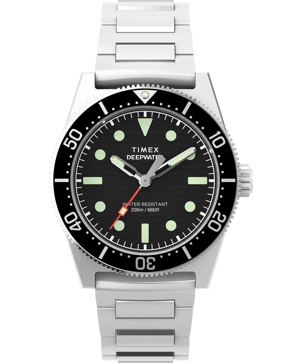 Timex Deepwater Reef 200 41mm Stainless Steel Bracelet Watch TW2W95200