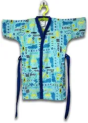 Roupão Aveludado Infantil Quimono Estampado Batwheels U - 2 à 7 Anos Com 1 peça