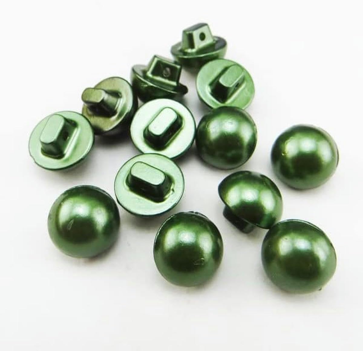 QUARKZMAN 20 stuks 20 l naaiknopen 1/2 (12,5 mm) hars rond plat 4