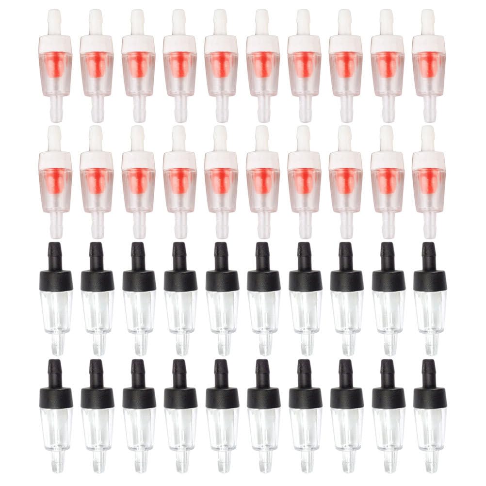 POPETPOP 40pcs Check Valve Air Pump Aquarium Air Pump Check Valves Plastic One Way Non Return Check Valve Fish Tank Oxygen Pump Check Valves