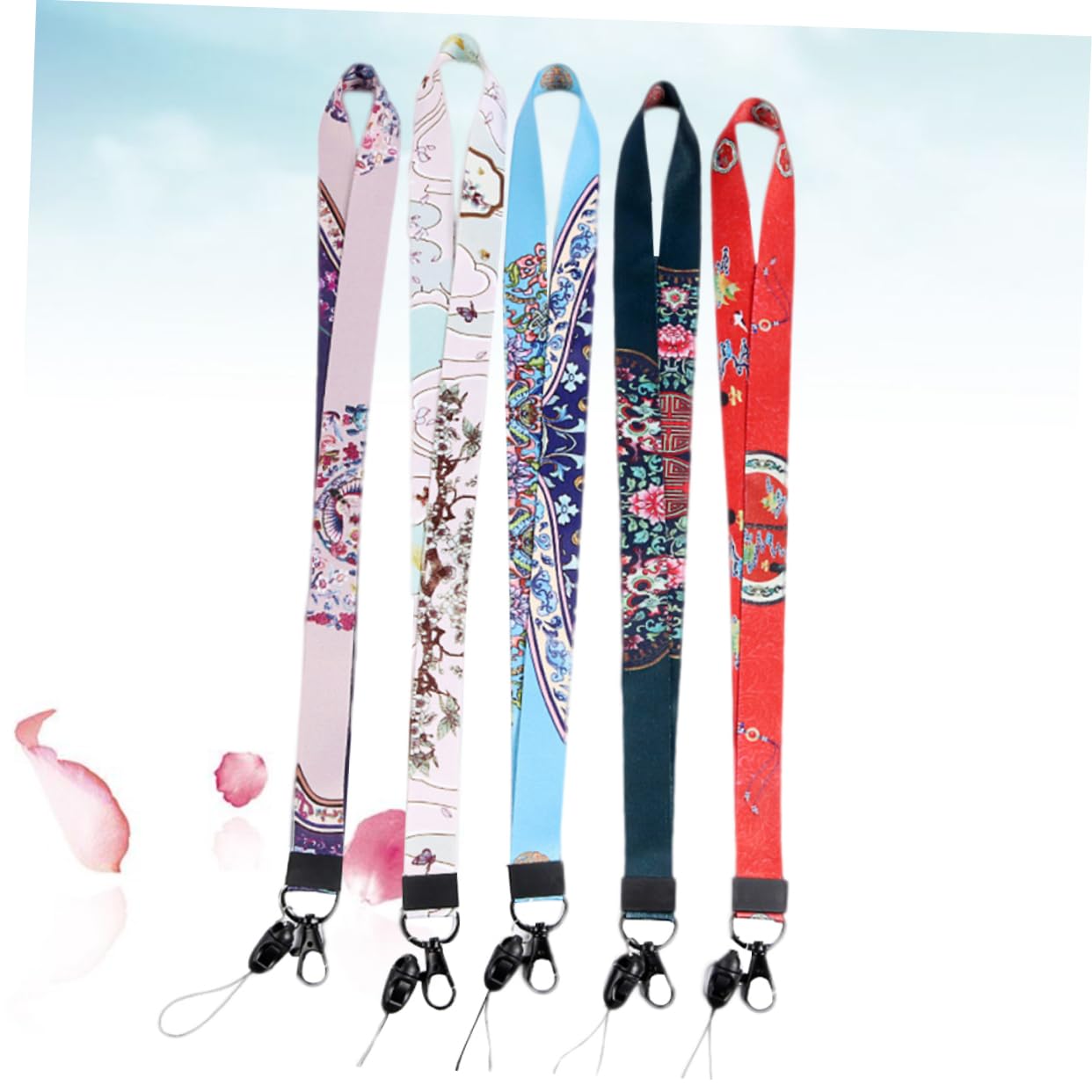 DOITOOL 18stücke Teiliges Retro Lanyard Halsband Für Schlüssel Und Handy Und Haltbarkeit Farben Zufällig Für Schule Büro Und