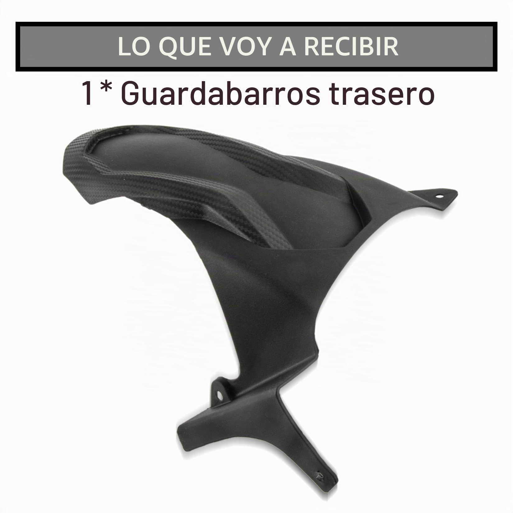 Guardabarros Trasero Guarda Salpicaduras PSLER Accesorios para Motos para Yamaha TMAX 530 2017 2018 2019 y TMAX 560 2020-2024