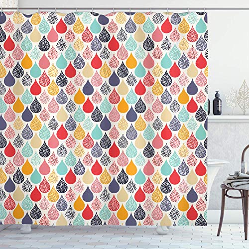 Raindrops Shower Curtain The Best Amazon Price In Savemoney Es