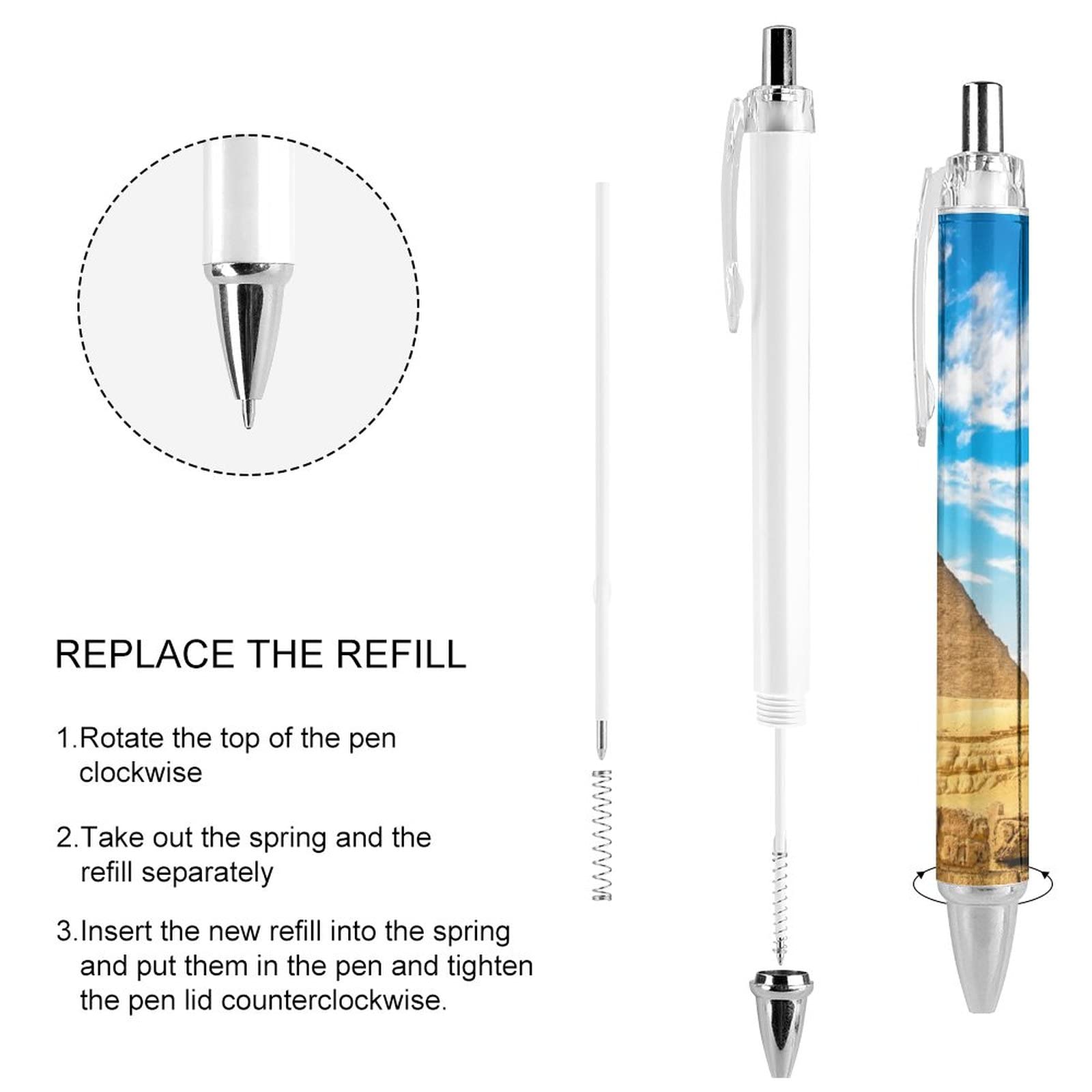 Amazon.co.jp: スフィンクスとピラミッド ボールペン エレガント