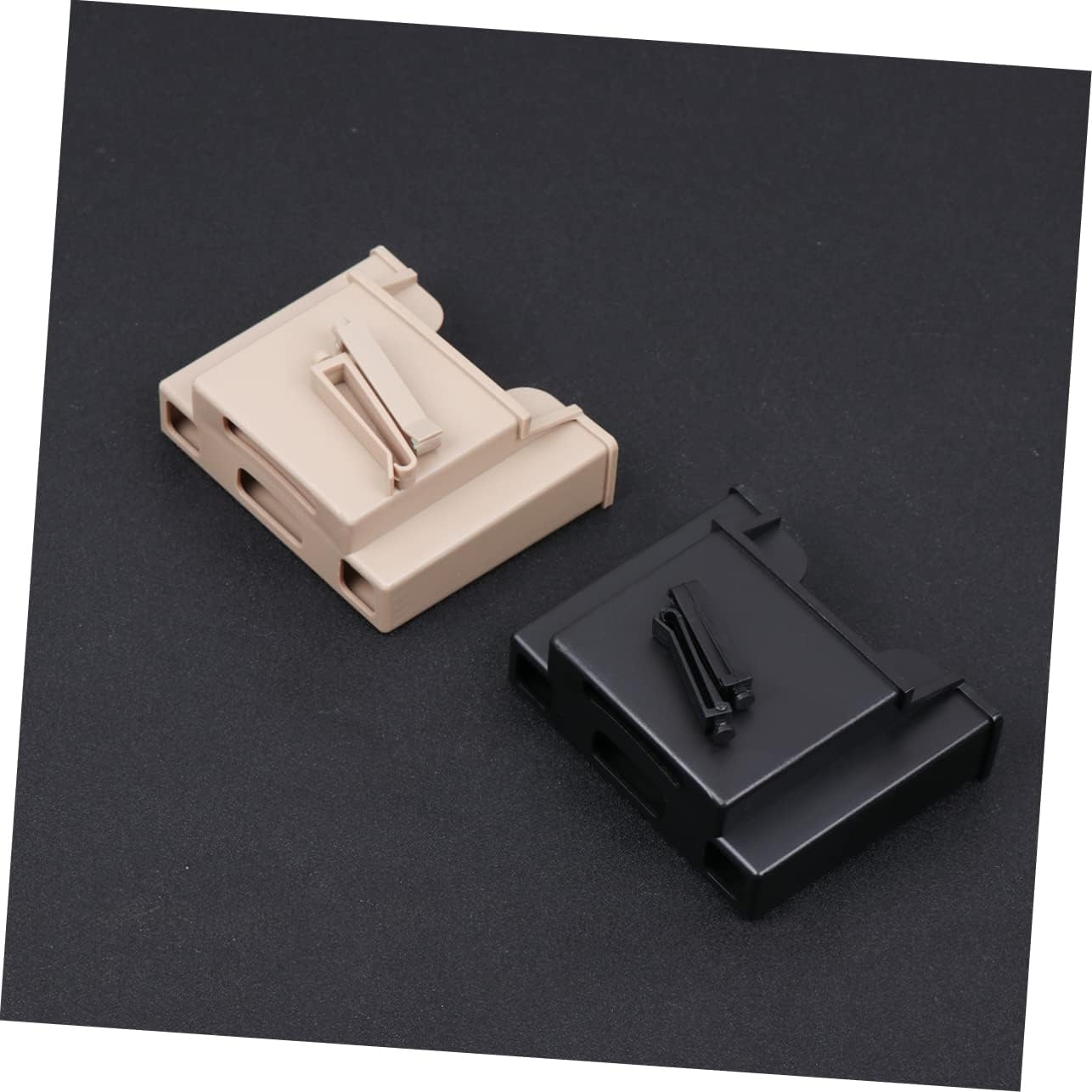 Car Mobile Phone Holder Rack 2pcs Black ABS for Car Use image 5