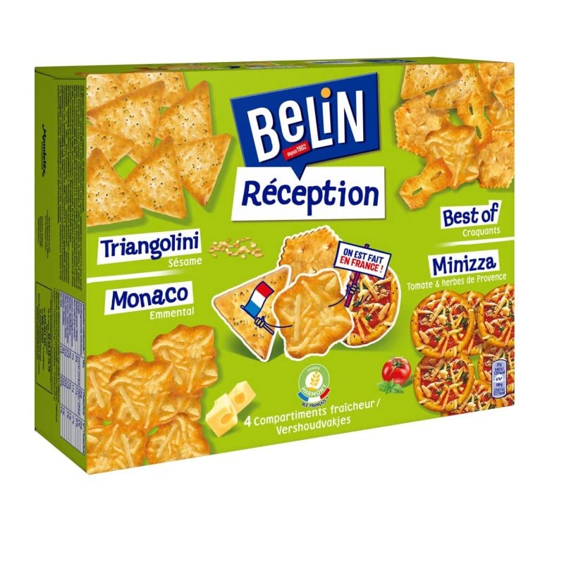 BELIN - Crackers Assortisement Réception 380G - Lot De 3