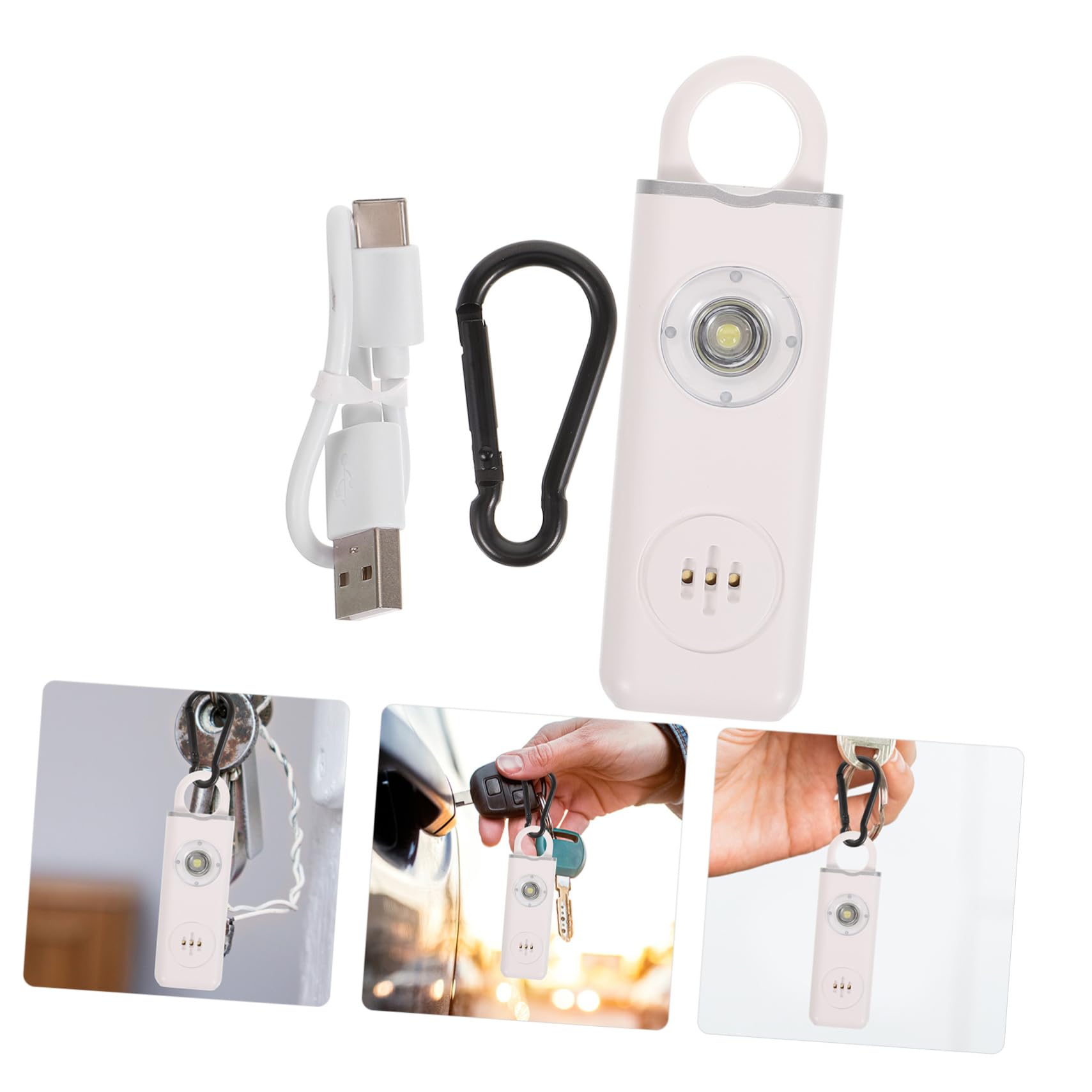 BESPORTBLE Con Allarme Di Allarme Personale Ricaricabile Da Donna Allarme Di Sicurezza Af- Inglese Accessori Per Di