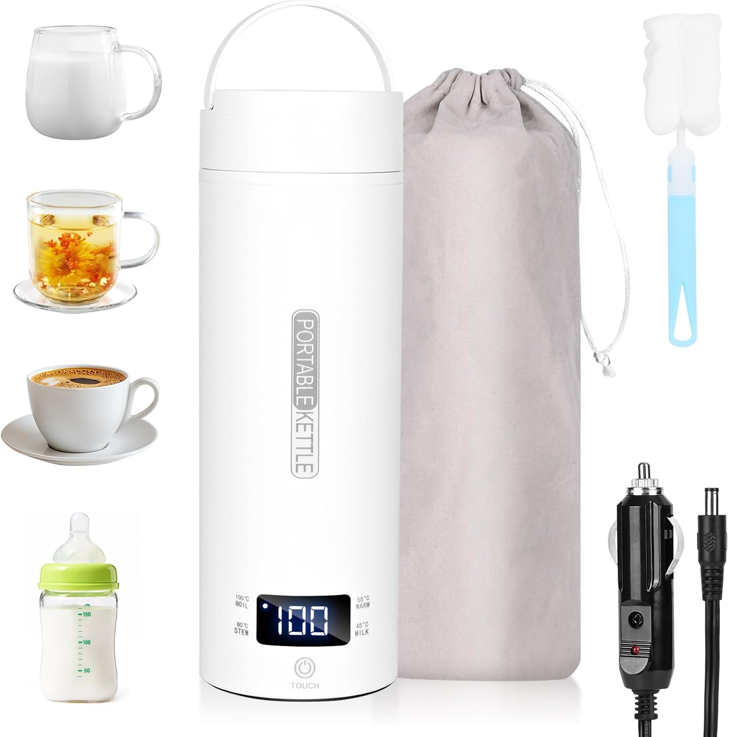 
lazycozy® Travel Kettle for Car