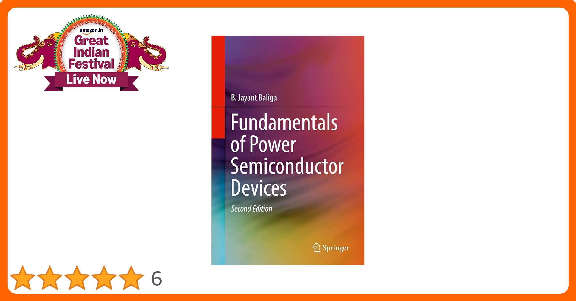 Buy FUNDAMENTALS OF POWER SEMICONDUCTOR DEVICES 2ED (HB 2019
